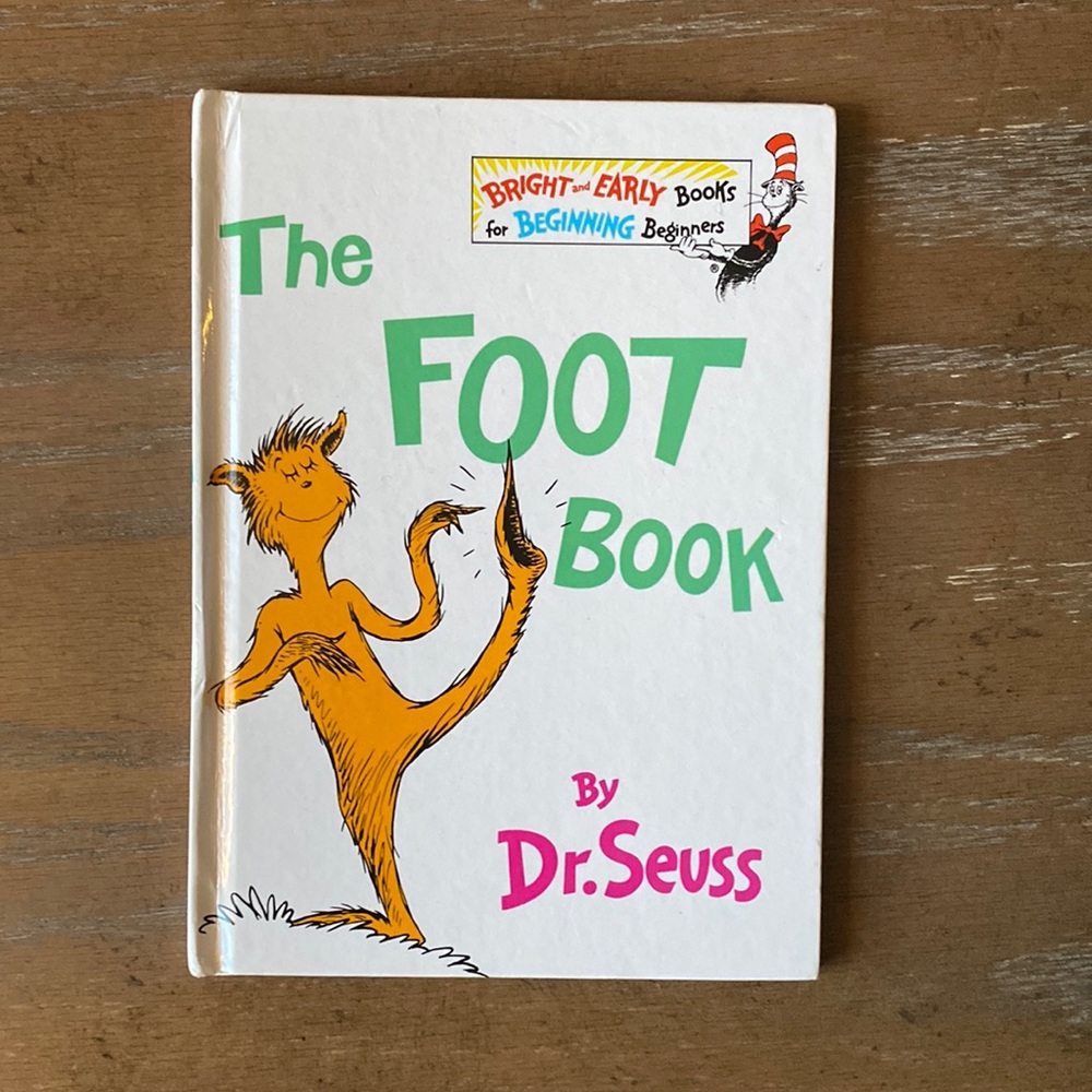 Original "The Foot Book" by Dr. Seuss